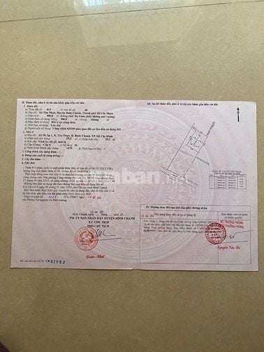 Bán đất xã Tân Nhựt, huyện Bình Chánh, tổng 1432m2