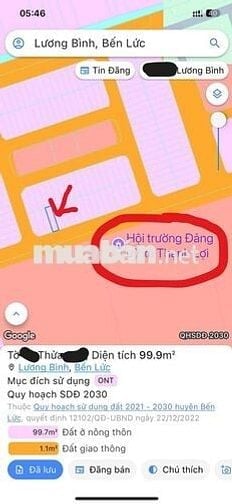 Cần bán đất tại Xã Lương Bình, Bến Lức, Long An ( cũ )