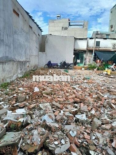 Đất 5,60 x 14,50 (80,2m2 full thổ) Sau lưng chợ Đầu Mối Hóc Môn