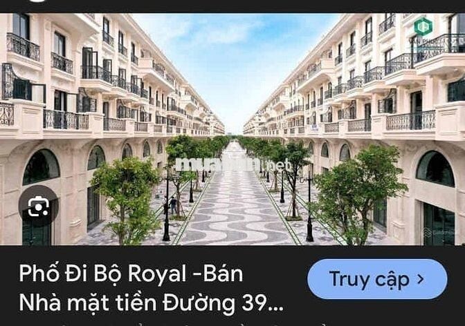 ❤️cơ hội vàng ➡️Chính Chủ bán Nhà  tiền đường 39-KDT Vạn Phúc. 🔹 D
