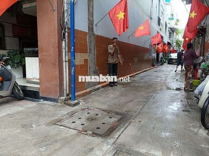 Hẻm y hình đăng. Nguyễn đình chiểu,Q3. DT:4,8x12,5mCN: 60m giá10,8 tỷ