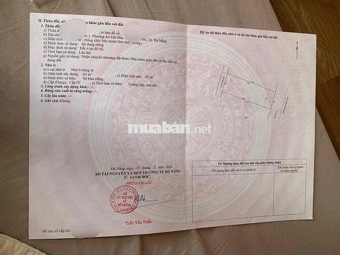 Bán lô đất đường 5,5m Tạ Mỹ Duật 75m2, gần biển xây căn hộ giá 8,x Ty