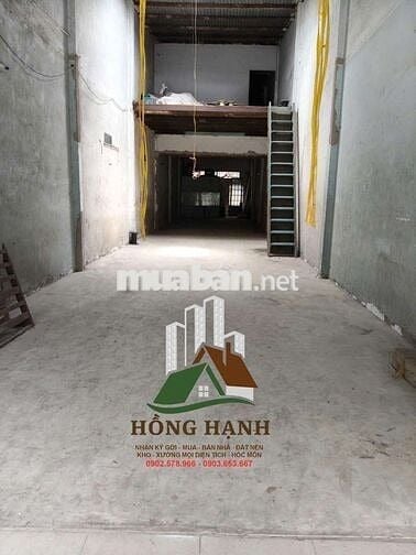 CHO THUÊ KHO 4×30 – TRẦN VĂN MƯỜI/ X THỚI ĐÔNG - HÓC MÔN - GIÁ 7 TRIỆU