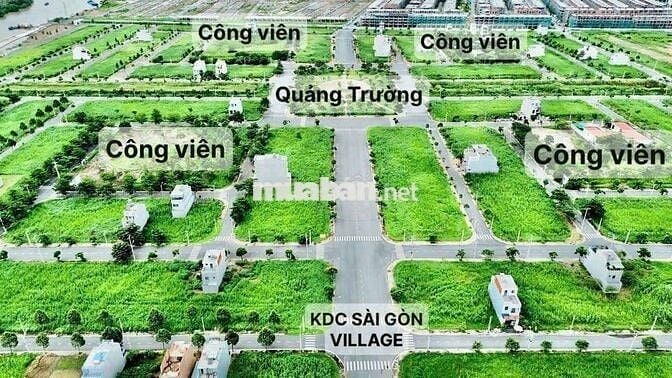 ĐẤT NỀN KDC SAIGON VILAGE SÁT MT ĐƯỜNG VỊ TRÍ ĐẸP NGAY CỔNG CHÀO