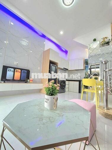 BÁN NHÀ HÒA BÌNH TÂN PHÚ 4M X5.3M FULL NỘI THẤT HẺM XE HƠI 6M 3,65T TL