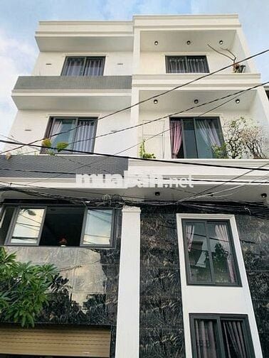 NHÀ 4 TẦNG Ngang 8m HẺM XE HƠI – ĐƯỜNG SỐ 6 – P. TAM PHÚ – 77.9M²