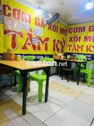 Sang qua quán Cơm Gà Xối Mỡ Tâm Ký TXS