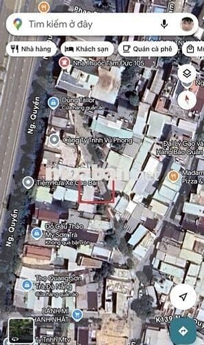 Bán Đất kiệt 5m Ngô Quyền vị trí gần biển,tiểu học vị trí đắc địa