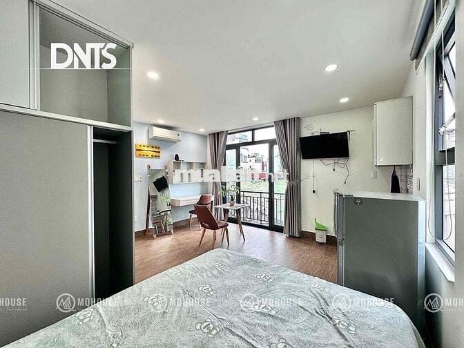 CHO THUÊ PHÒNG 35M2 Quận 1_Full Nt Máy Giặt Riêng_Balcony_Hẻm Oto