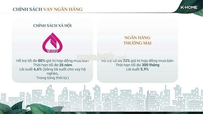 🌿 Căn hộ K-Home Apartment – Chỉ từ 768 triệu/căn 🌿