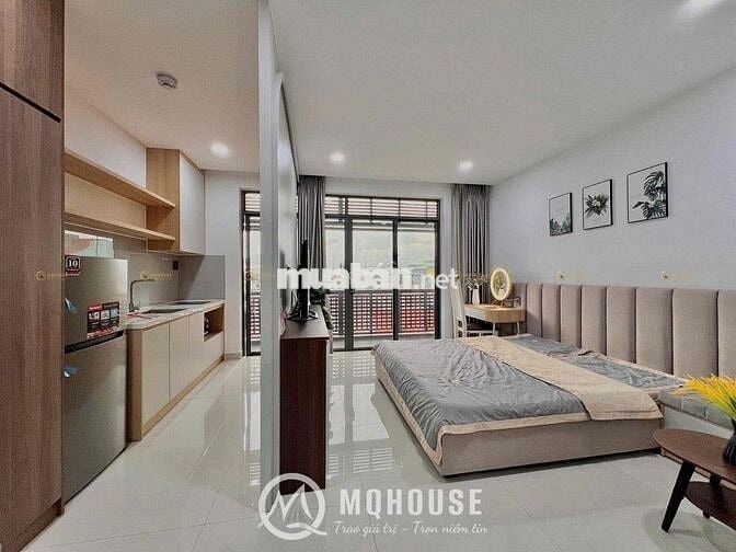 CHDV full nội thất studio tách bếp, ban công máy giặt riêng cực thoáng