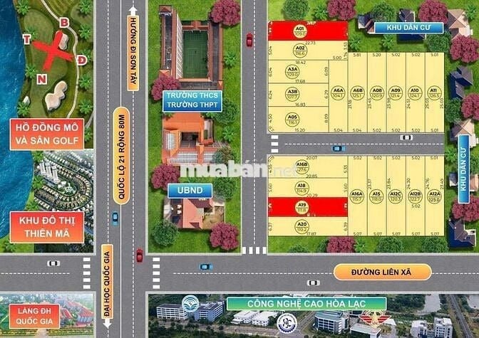 Mở bán 48 lô đất nền tại Phú Cát - Thanh Oai.