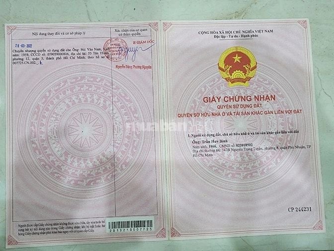 ĐẤT LÚA CHÍNH CHỦ - SỔ HỒNG RIÊNG - Xã Tân Trạch, Cần Đước, Long An