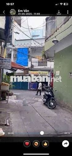 Bán nhà khu chợ gần trường học hẻm xe hơi thông tứ phía