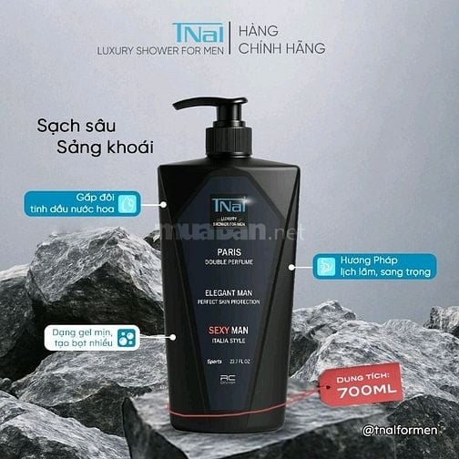 Sữa tắm nước hoa TNal dành cho nam