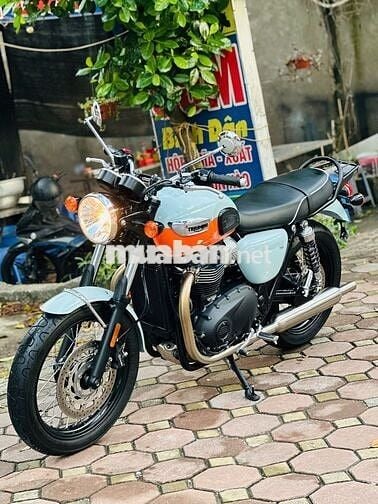 Mạnh Hà Motor bán triumph t100 2023 như mới 1k km