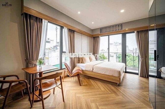 🌻Siêu Phẩm Căn Hộ Studio Tách Bếp_Ban Công Mới Tinh