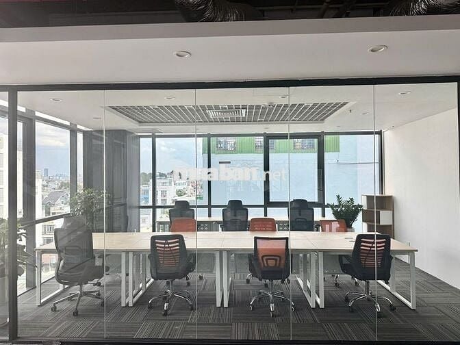 Văn phòng nhỏ cho công ty 5-7nv, full nội thất tòa nhà Sacombank