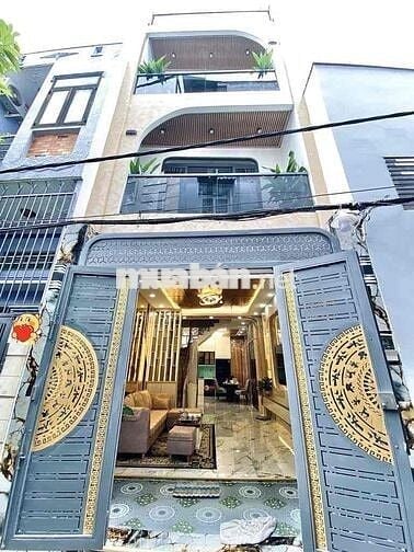 Nhà mới đẹp, P15, Huỳnh Văn Nghệ, xe hơi ngủ nhà, full nội thất, 7,99T
