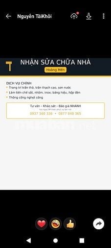 Nhận sửa chữa trang trí nhà - văn phòng 