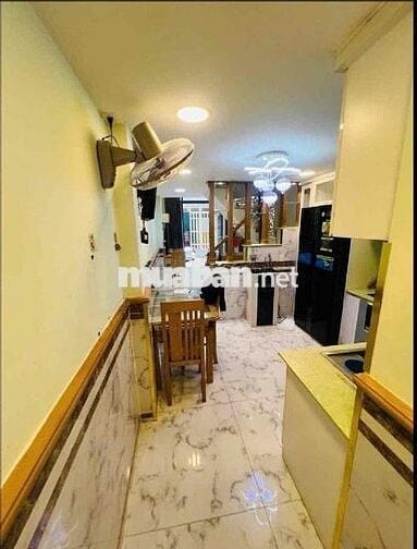 🔥 HỒ THỊ KỶ - NHÀ MỚI XÂY  - 5 TẦNG - HẺM 4M THÔNG TỨ TUNG - HƠN 8tỷ X