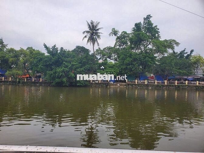 Đất nền Vân Côn, Hoài Đức cũ lô góc 56m2 view 2 hồ thoáng mát