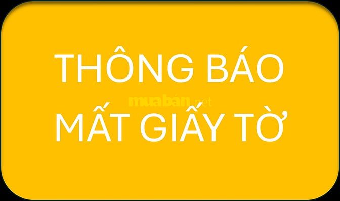 Thông báo mất giấy tờ, rơi phiếu kiểm tra chất lượng xuất xưởng 