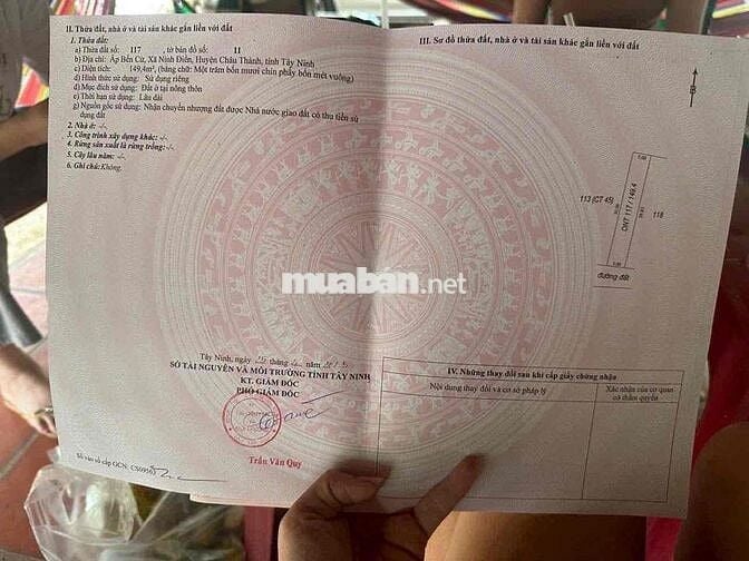 ĐẤT THỔ CƯ NINH ĐIỀN CHÂU THÀNH