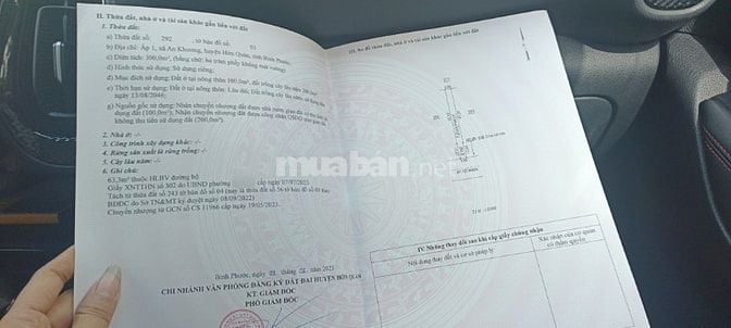 Chính chủ cần bán đất mặt tiền DT757 nhựa