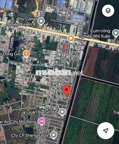 Đất Khu dân cư Xuyên Á - hướng Nam, mặt tiền đường số 8