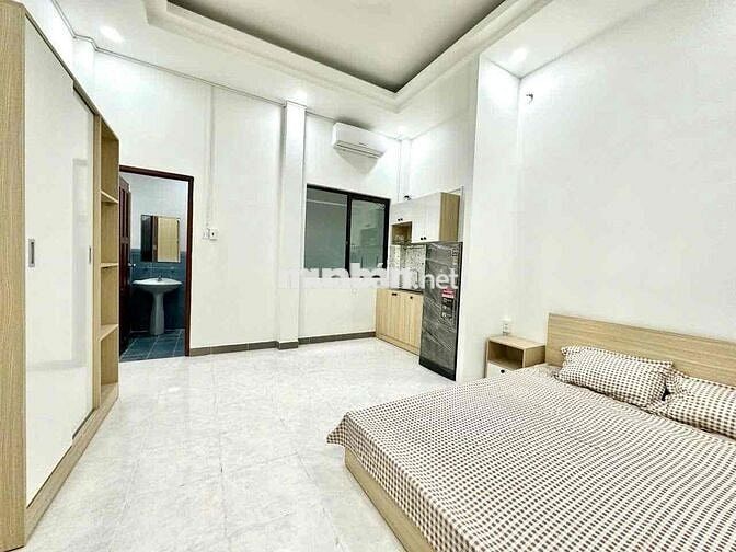 Khu Sân Bay - Studio 30m2 - Full Nội Thất - Cửa sổ thoáng-Cv Gia Định