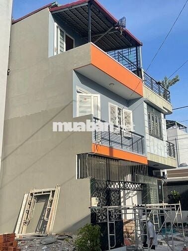 Nhà Mới 1 trệt 2 Tầng Lầu . Hẻm 7 mét Có Vỉa Hè. 3 Phòng ngủ