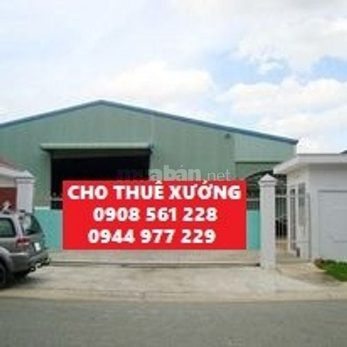 Nhà xưởng cho thuê đường quốc lô 1a, quận 12 dt: 1400m giá 110 triêu