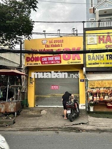 CHO THUÊ NHÀ 163 E . MẶT TIỀN ĐƯỜNG 11 P LINH XUÂN (cũ)