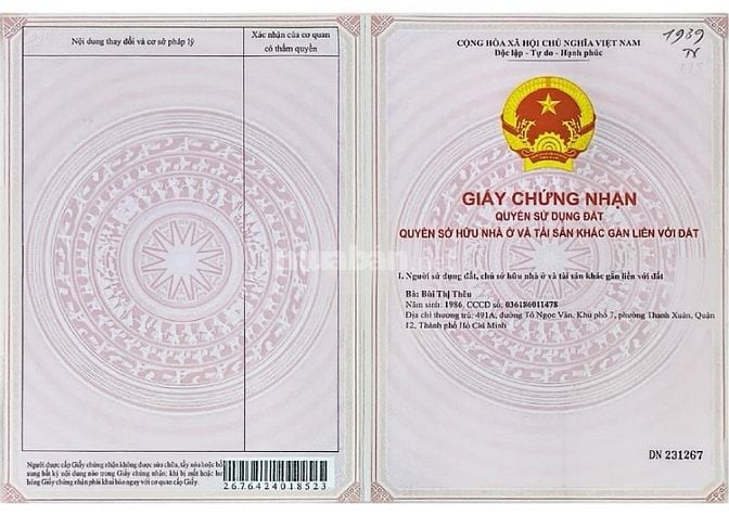 Cần bán gấp đất MT Thạnh Xuân 47, Quận 12 diện tích: 123m(4x30) 