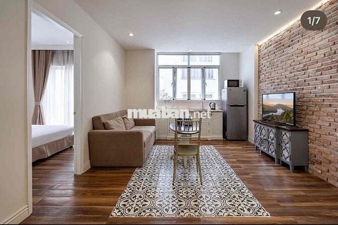 CĂN HỘ 1 PHÒNG NGỦ-1 PHÒNG KHÁCH LUXURY FULL NỘI THẤT CAO THẮNG Q3