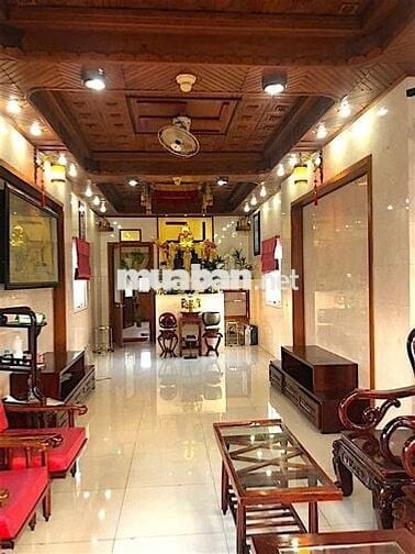 MẶT TIỀN TÔ NGỌC VÂN–Q12–100M2–5TẦNG NỘI THẤT GỖ XỊN–DÒNG TIỀN 30TR/T