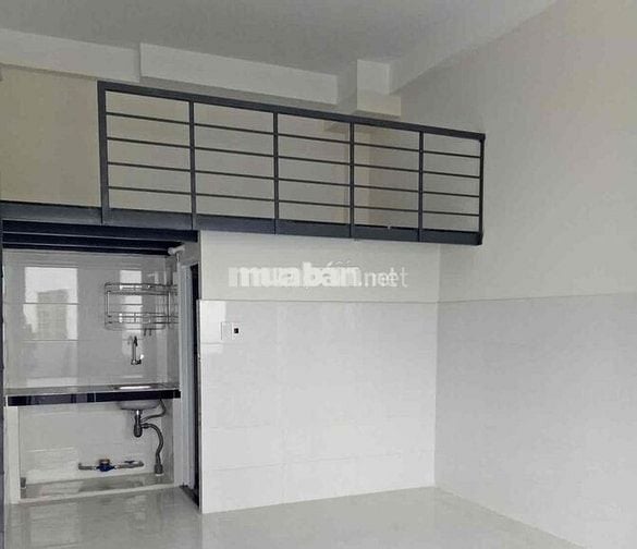 nhà trọ mới 3x6 lửng. hẻm 6m đi riêng gần lê văn quới