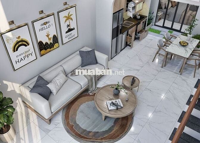 Bán nhà 1 trệt 1 lầu hiện đại- KDC Hưng Phát An Điền, An Điền, Bến Cát