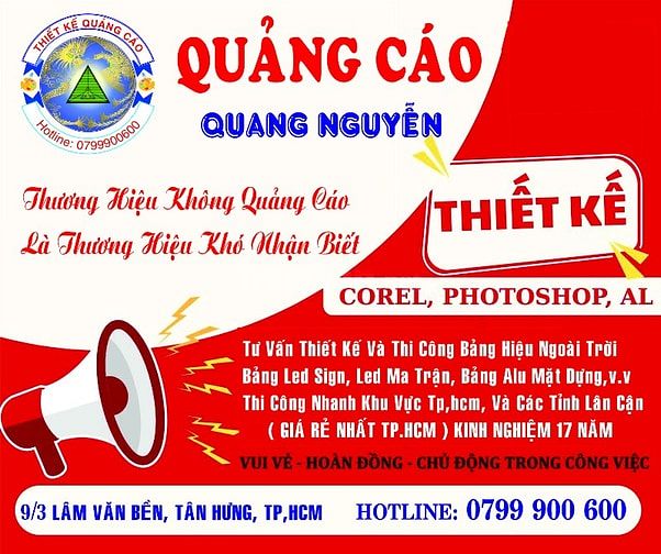 chuyên tư vấn thiết kế và thi công bảng quảng cáo led
