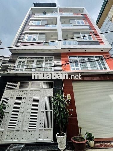 Nhà 50m2 (4.5x11m), 5 tầng 5PN, Phan Đăng Lưu Phú Nhuận, hẻm 5m xe hơi