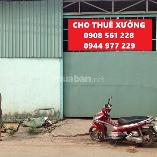 Nhà xưởng cho thuê phường hiệp thành quận 12 dt: 250m giá 12 triêu