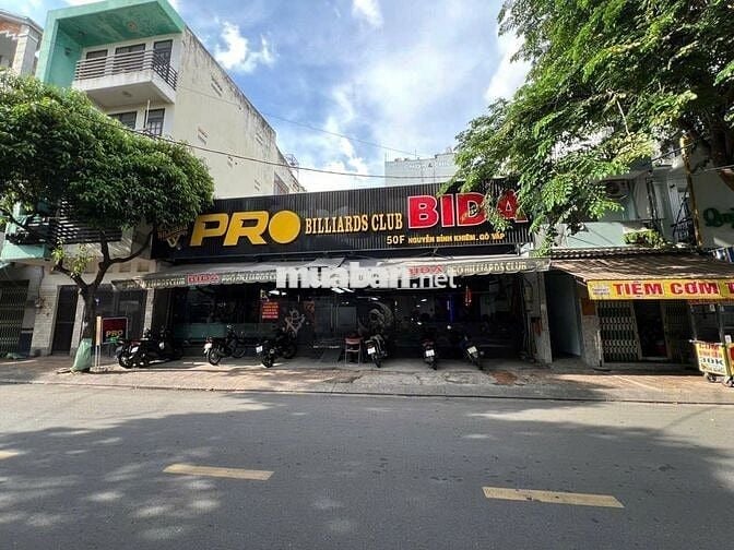 NGANG 12M GIÁ 8x - Nhà Mặt tiền 50 Nguyễn Bỉnh Khiêm, Gò Vấp- NHÀ TRỆT