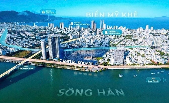 Capital square, căn hộ view sông ngay cầu sông Hàn, sát Vincom ck 17%