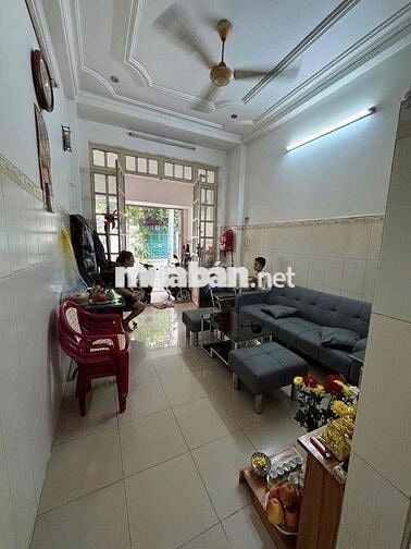 NGUYÊN CĂN  MẶT TIỀN  TÂN PHÚ (4 PHÒNG ) CÓ SÂN THƯỢNG