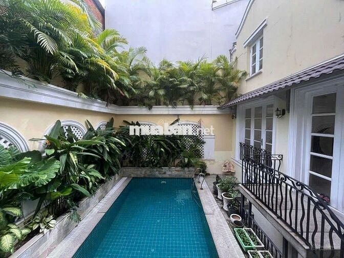 BIỆT THỰ SÂN VƯỜN, CÓ HỒ BƠI - Phùng Khắc Khoan, Quận 1 - DT 18x25m