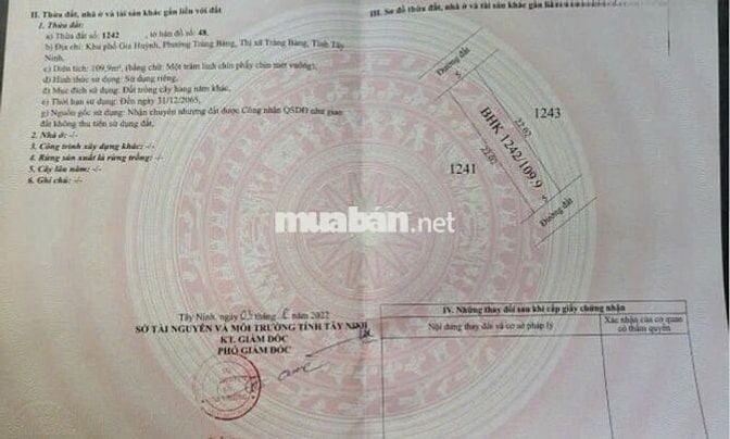 Cần Bán Gấp Căn Nhà 1 triệt 1 lửng ở Trảng Bàng, Giá 870tr, 109m2.