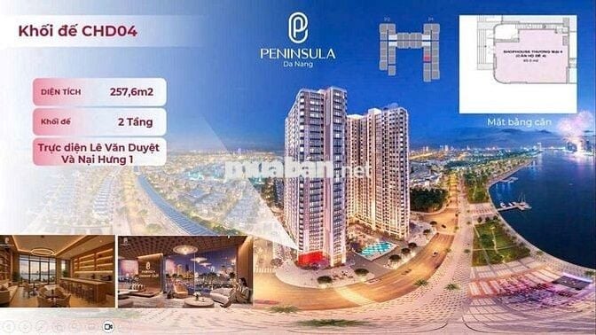 Shophouse Peninsula Đà Nẵng sông Hàn |2 Mặt tiền| Đầu tư Sinh lời cao