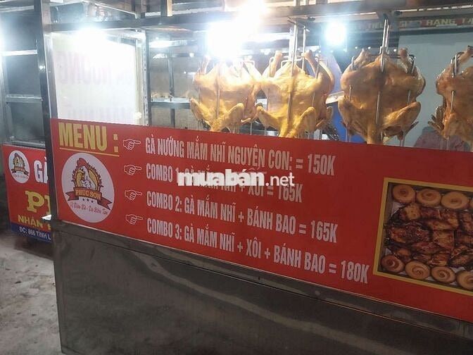 Có việc về quê gấp cần sang lại tiệm gà nướng mắm nhĩ và dạy nghề