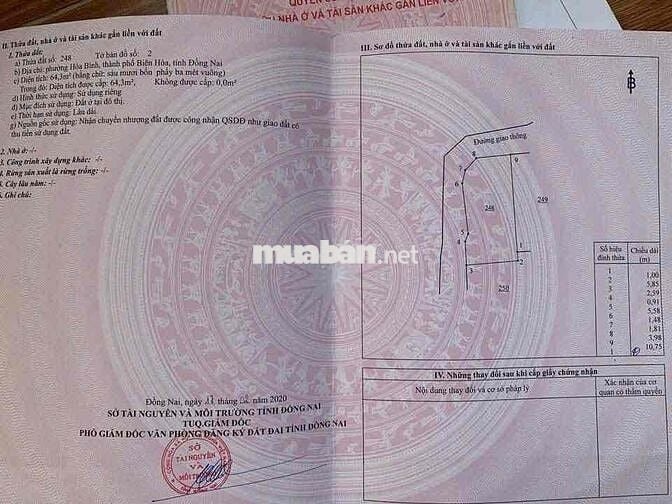 2 mặt tiền  bán lo việc gia đình gấp